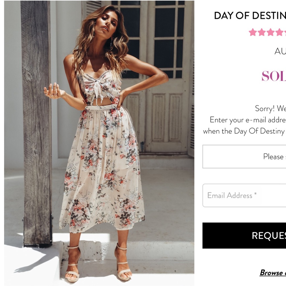 🌸🌺 Feminine Hello Molly Pink Floral MIDI Dress